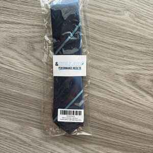 Men's & Collar Blue Performance Neck Tie One Size